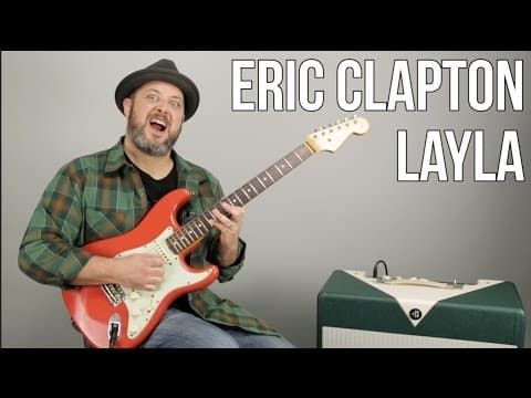 Eric Clapton Layla Electric Guitar Lesson + Tutorial
