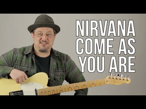 Nirvana - Come As You Are - Guitar Lesson - How to Play on guitar - Kurt Cobain