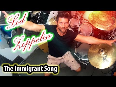 Led Zeppelin - The Immigrant Song  Drum Tutorial Lesson