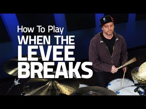 How To Play When The Levee Breaks - Drum Lesson (Drumeo)