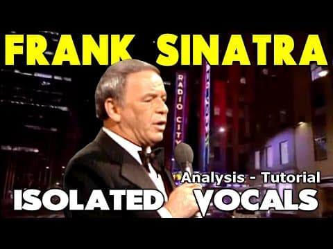 Frank Sinatra - Fly Me To The Moon - Isolated Vocals - Analysis and Tutorial - Record Production