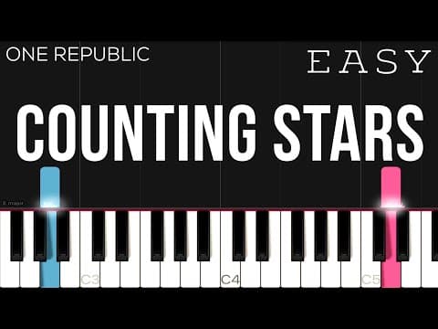 OneRepublic - Counting Stars | EASY Piano Tutorial