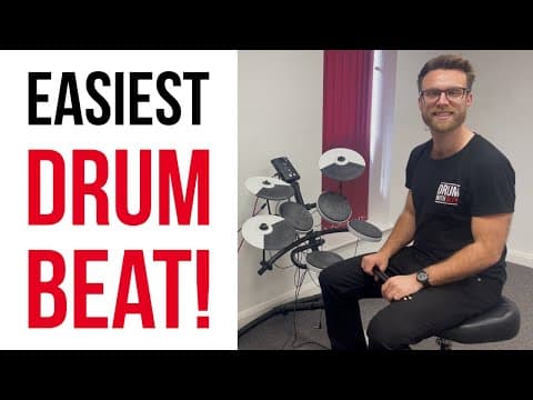 How to Play “We Will Rock You” on Drums | Beginner Drum Tutorial (Queen)