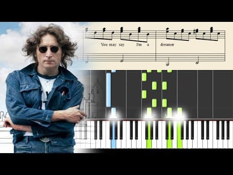 John Lennon - Imagine - ACCURATE Piano Tutorial + SHEETS