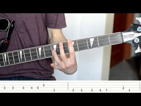 Queen - Another One Bites The Dust (Bass Tutorial with TABS)